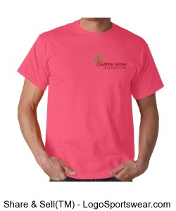 Guthrie Grove basic t-shirt in pink Design Zoom